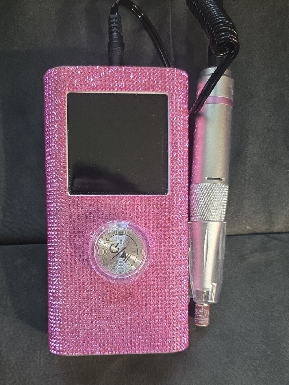 Pink Nail Drill Machine with Handpiece - Portable Electric Nail File - Picture 4 of 4